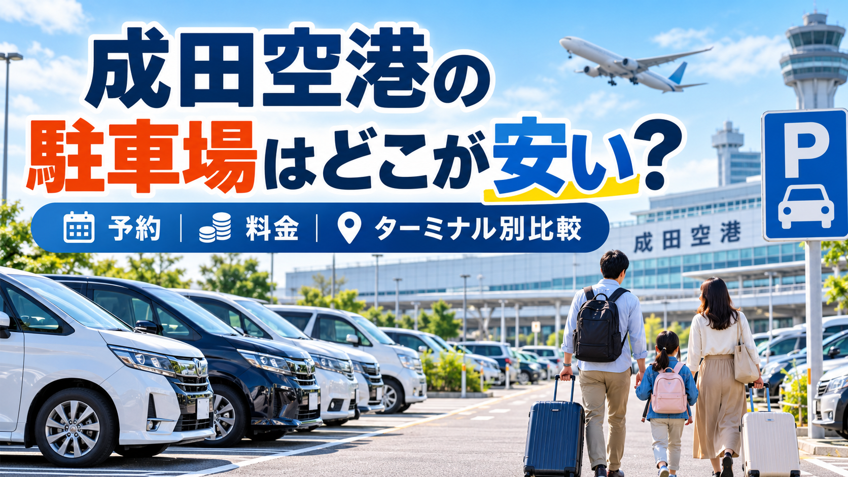 成田空港の駐車場はどこが安い？予約・料金・ターミナル別比較
